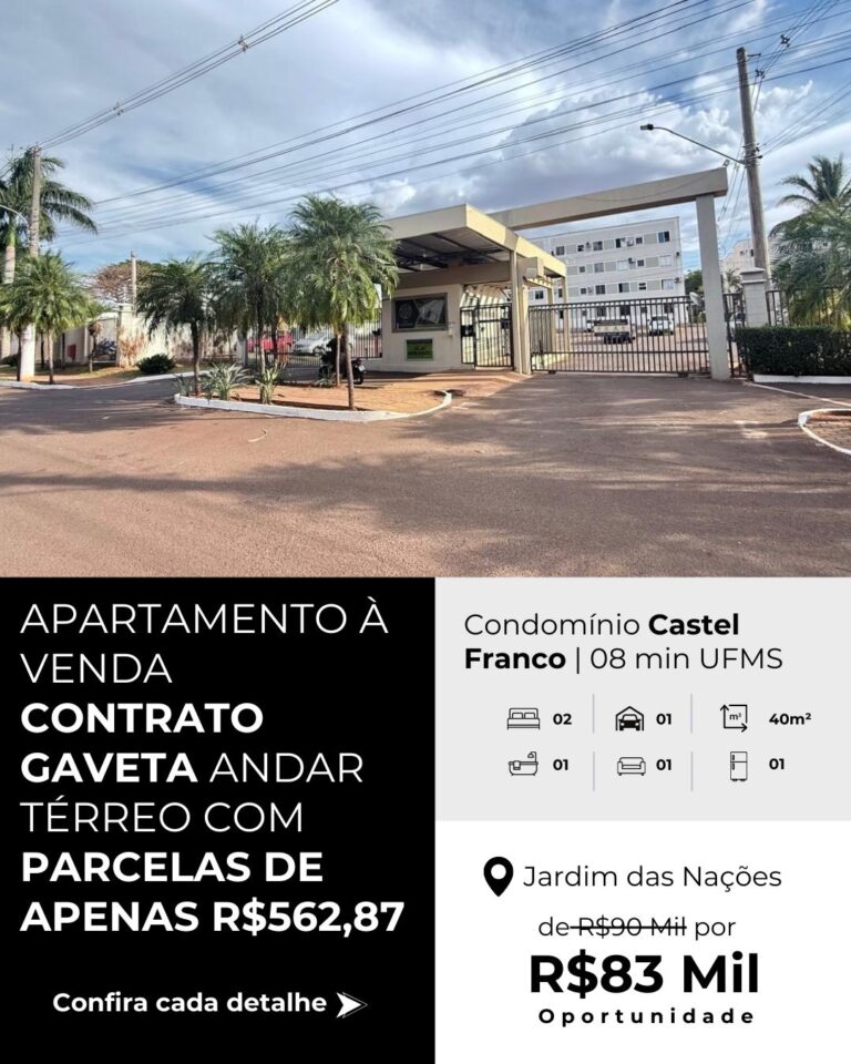 Contrato Gaveta a venda Castel Franco