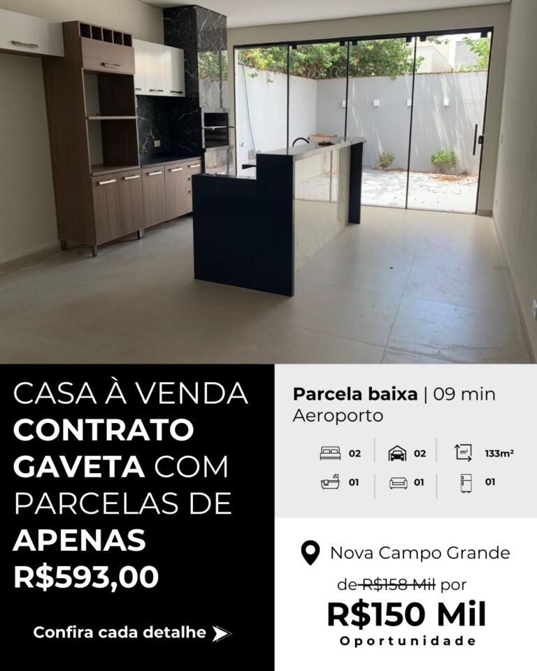 casa a venda nova campo grande 01
